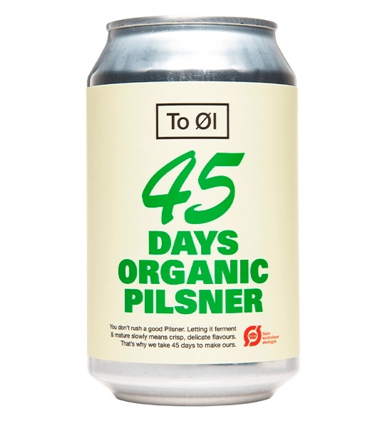 45 days organic pilsner 0.33 l